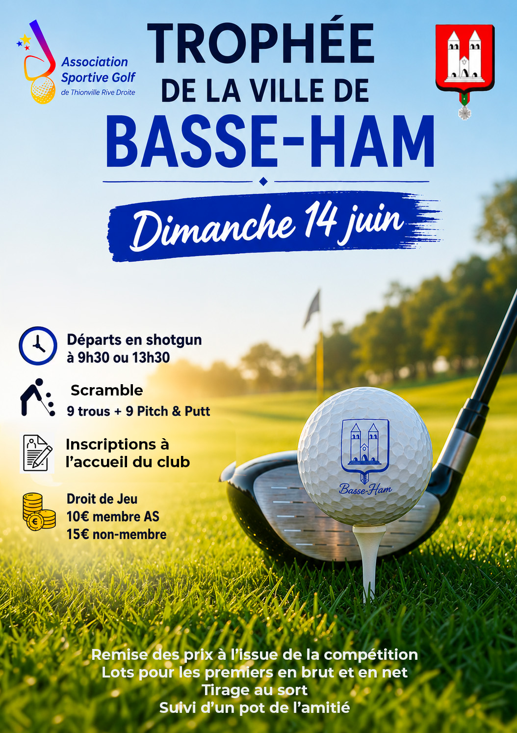 Trophée de la Ville de Basse-Ham – Dimanche 14 juin